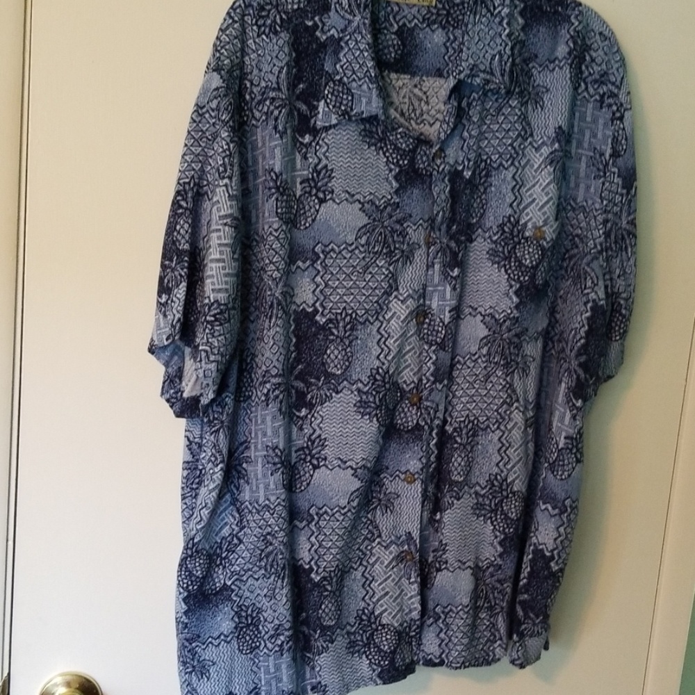 Mens tropical print shirt